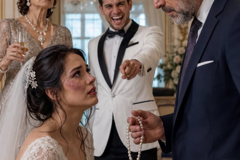 El día de su boda, su padre vio los golpes bajo el velo… y en 5 minutos destruyó al novio y a toda su familia