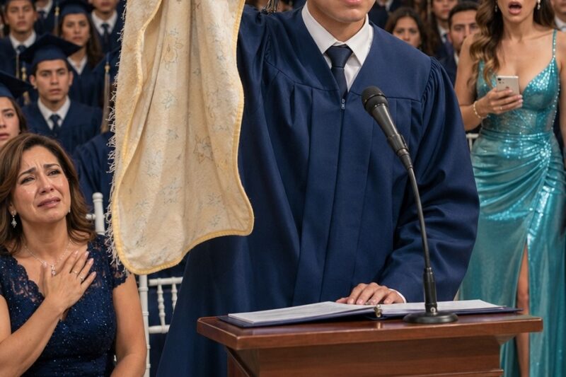 Crió al hijo de su hermana durante 19 años, pero en la graduación ella llegó con un pastel que decía “soy tu verdadera mamá”… hasta que una cobija vieja reveló la razón por la que volvió
