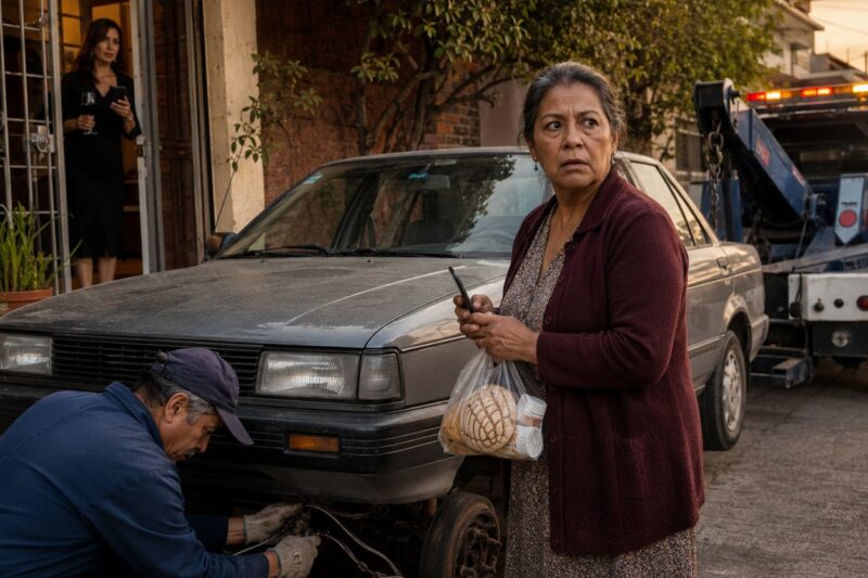 Mi nuera no sabía que yo había escuchado su plan… y le mandé mi auto saboteado directo a la casa de su mamá