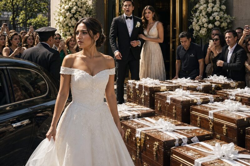 El día de mi boda, la familia Fuentes me dejó cinco horas bajo el sol frente a su hotel; creyeron que una Salvatierra iba a entrar humillada, pero cuando dije “no me caso”, la puerta se abrió demasiado tarde para salvarlos