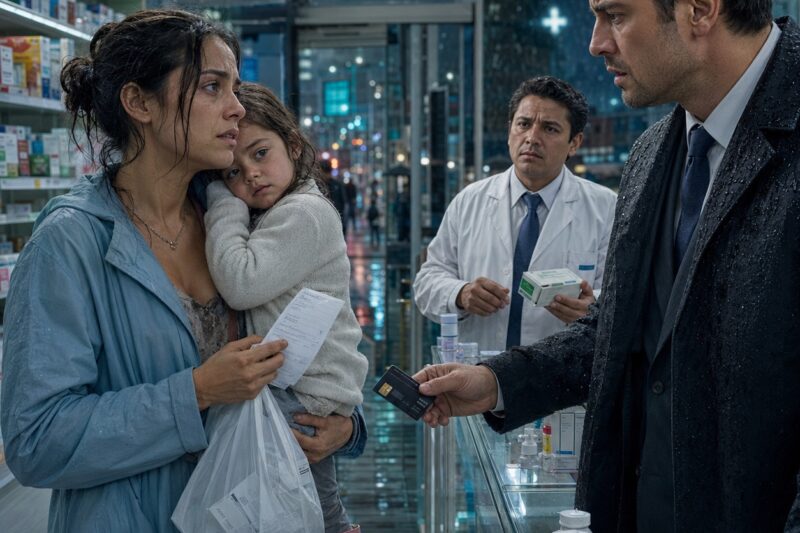 El heredero de Polanco entró a una farmacia por la lluvia y encontró a su exesposa rogando antibióticos; entonces oyó a una niña de ojos grises llamarla mamá y descubrió que la mentira de su propia familia le había robado tres años de paternidad y de amor verdadero
