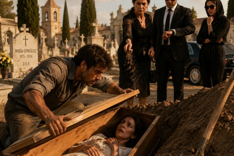 “Enterrada Viva, Traición Familiar y Codicia: La Mujer que Escapó de su Propio Ataúd en Toledo y Descubrió el Oscuro Plan de su Esposo y Suegra para Robarle su Empresa, Dinero y Vida, Transformando el Horror en una Lucha Implacable por Justicia y Recuperación Total”