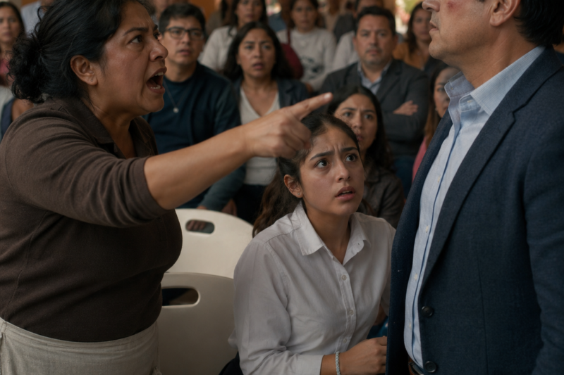 Toda la junta de padres me llamó una madre sin corazón — pero cuando mi hija se desplomó, el celular que cayó de su mano terminó contando toda la verdad.