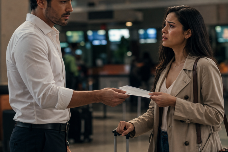 Cuatro años atrás, él puso un cheque sobre la mesa en el aeropuerto de la Ciudad de México y me pidió que desapareciera — cuatro años después, fue mi hija quien lo dejó helado en el lobby de un hotel en Reforma