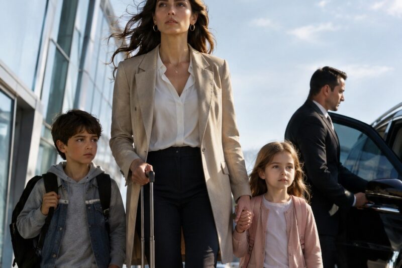 Ocho minutos después de nuestro divorcio, mi ex dijo que ya no quedaba nada por repartir… así que tomé a mis hijos, los pasaportes y las pruebas, y me fui directo al AICM.