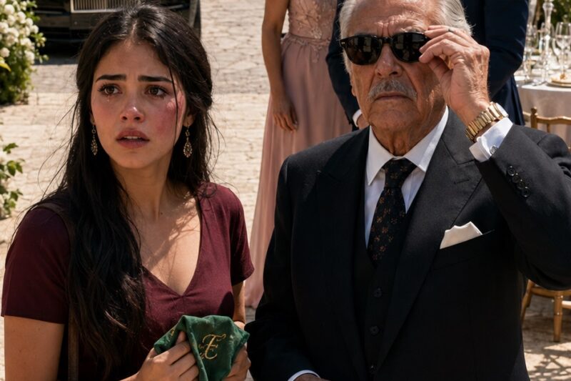 Mi abuelo viajó seis horas para la boda de mi hermano, pero mis padres lo sentaron junto a los botes de basura y mi madre susurró: “Ese viejo nos va a avergonzar”; yo solo tomé el pañuelo que me dio y me quedé callada, sin saber que una carta legal cambiaría todo.