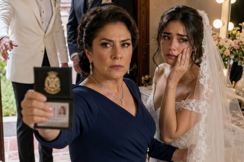 Minutos antes de que mi hija caminara hacia el altar, entré al cuarto de la novia y la encontré ocultando una mejilla hinchada bajo el velo.
