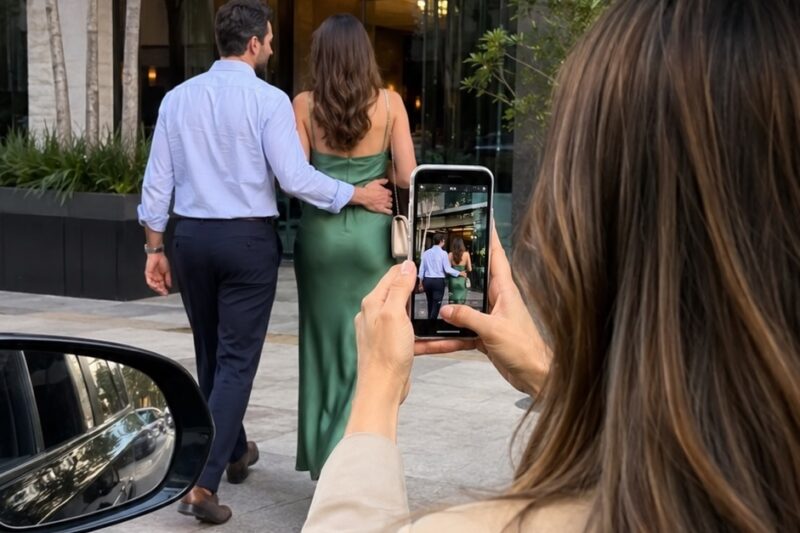 Cada año mi esposo se iba a un “viaje de hombres”, y yo le preparaba la cena como esposa fiel; pero después de 12 años algo no cuadró, lo seguí en silencio, tomé 11 fotos y solo dije: “Ahora entiendo todo”, sin saber que una carpeta iba a hundirlo.