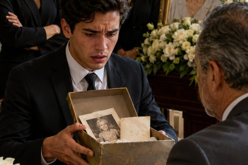 Me casé con una mujer mayor y solitaria por su dinero y por tener un techo donde vivir. Pero después de su funeral, su abogado me entregó una caja y dijo: