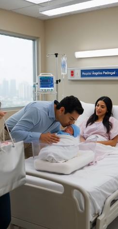 Fui a conocer al bebé recién nacido de mi hermana… pero encontré a mi esposo besándole la frente. “Nuestro hijo llevará mi apellido”. “Valeria es la que paga nuestra vida”. Me quedé en silencio, regresé a mi auto y comencé a preparar un regalo.
