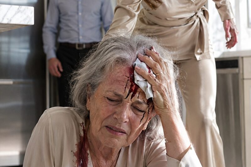 Mi nuera me rompió un plato en la cabeza solo porque me atreví a decirle “no”… Ella pensó que solo era una anciana de 71 años sin fuerzas, sin imaginar que yo ya había hecho tres llamadas que estaban a punto de destruir todo su mundo.