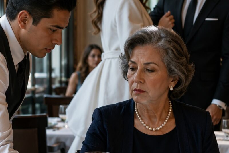 staba cenando en un elegante restaurante de Polanco con mi hija y su esposo. Apenas se fueron, el mesero se acercó y, con la voz apenas audible, me susurró: “Señora… por favor, no se tome la bebida que ellos pidieron para usted.”