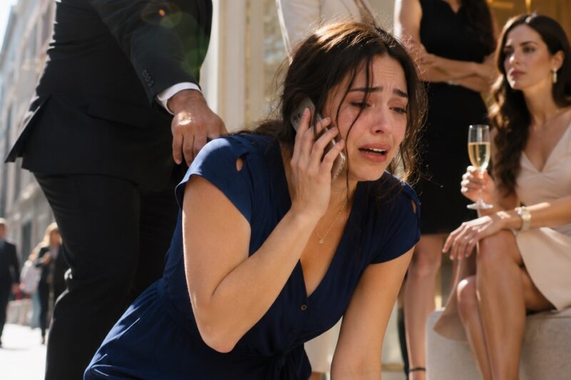 ME ECHARON DE UNA BOUTIQUE DE NOVIAS POR TOCAR UN VESTIDO DE $1,700,000 PESOS… Y MI MEJOR AMIGA SIGUIÓ TOMANDO CHAMPAÑA. SOLO LLAMÉ A MI PROMETIDO Y LE DIJE: “YA NO PUEDO MÁS”, PERO NADIE IMAGINÓ QUE LLEGARÍA CON DIEZ CAMIONETAS BLINDADAS Y UN SECRETO FAMILIAR IMPOSIBLE DE OCULTAR
