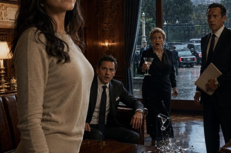 Ella firmó el divorcio en silencio y treinta segundos después su esposo descubrió que ella era dueña de todo lo que él estaba perdiendo  La tinta todavía estaba fresca sobre los papeles del divorcio cuando la temperatura dentro de la biblioteca revestida de madera oscura pareció bajar diez grados.