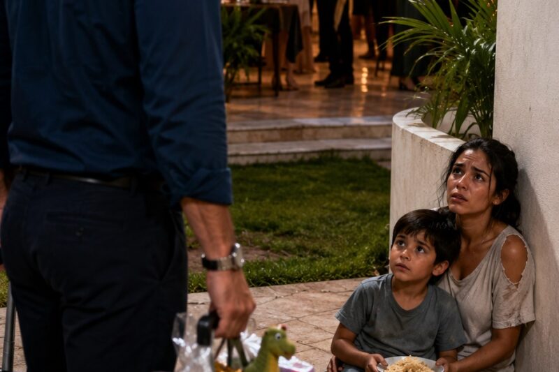 “Regresó a casa sin avisar y encontró a su esposa comiendo las sobras en el patio… pero el cuaderno que ella escondía terminó revelando la crueldad de su propia suegra.”