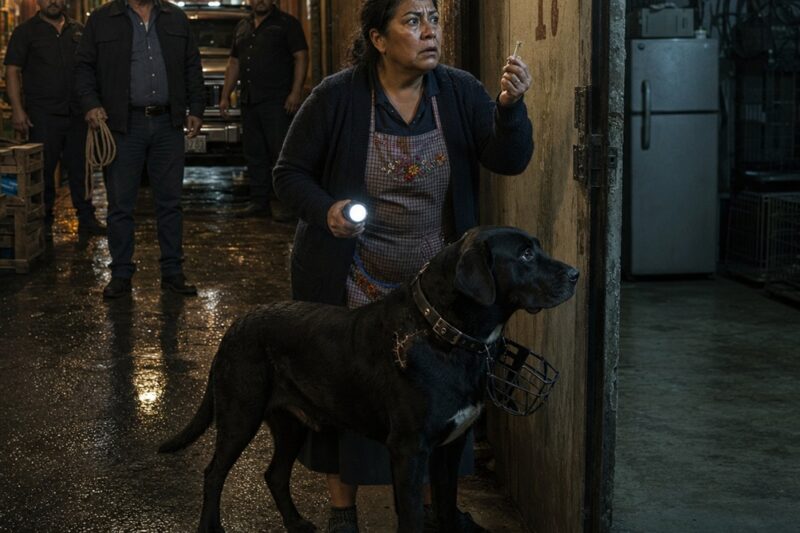 DEJARON A UN PERRO AMARRADO DETRÁS DE LA MERCED CON UN LETRERO QUE DECÍA: “TIENE RABIA. NO SE ACERQUEN”. TODOS LO ESQUIVARON… HASTA QUE VI LA PEQUEÑA LLAVE COSIDA BAJO SU COLLAR Y ENTENDÍ QUE NO QUERÍAN PROTEGERNOS DE ÉL, SINO IMPEDIR QUE ALGUIEN DESCUBRIERA LO QUE HABÍA DETRÁS DE LA BODEGA NÚMERO 17.