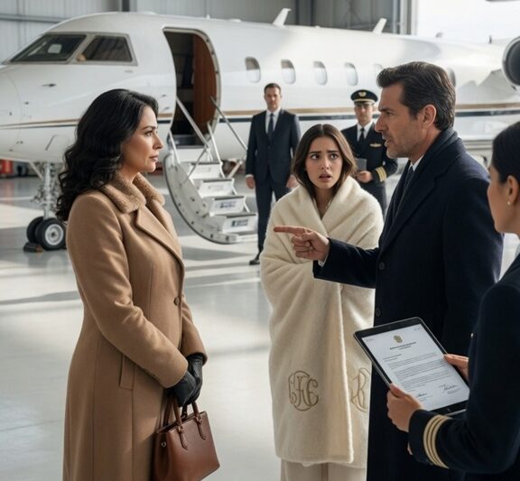 MI ESPOSO LE DIJO AL PILOTO QUE YO NO TENÍA PERMITIDO SUBIR AL JET PRIVADO. SU AMANTE ESTABA JUNTO A LAS ESCALERAS, RIÉNDOSE MIENTRAS LLEVABA PUESTA MI MANTA DE VIAJE, COMO SI YA LE PERTENECIERA TODA MI VIDA. ÉL CREYÓ QUE YO HABÍA IDO HASTA AHÍ POR CELOS Y PORQUE ESTABA “DESEQUILIBRADA”. LO QUE NO SABÍA ERA QUE YO NO HABÍA LLEGADO PARA PERSEGUIRLO, Y QUE EL PRIMER DOCUMENTO QUE IMPORTABA YA ESTABA ABIERTO EN LA TABLETA DEL ADMINISTRADOR DEL AEROPUERTO.