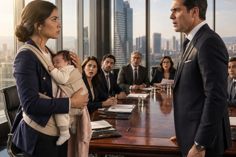 El día que entré a la audiencia de divorcio de mi esposo multimillonario con la hija que él nunca supo que tenía en mis brazos, vi al hombre más poderoso de aquella sala perder algo que ningún dinero del mundo podría devolverle.