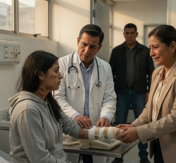 Mi padrastro me hacía daño todos los días como si fuera su pasatiempo favorito. Un día me rompió el brazo y, cuando mi madre me llevó al hospital, dijo: «Se resbaló en el baño y se cayó por accidente». Pero en cuanto el médico vio los moretones que cubrían mi rostro, llamó al 911.