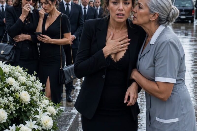 Enterraron a su padre frente a 200 invitados… pero la llave vieja reveló que la viuda había celebrado demasiado pronto