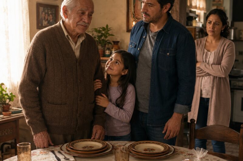 El domingo en que Diego descubrió que su padre ponía tres platos cada semana por si su nieta llegaba, y la mentira de su esposa abrió una herida familiar en una vieja casa de Guadalajara que ni todos los pesos del mundo pudieron cerrar