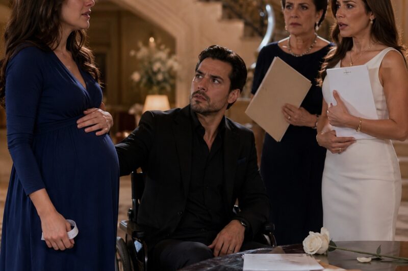 LA CONTRATARON PARA DARLE UN HEREDERO AL MILLONARIO QUE YA NO QUERÍA VIVIR, PERO CUANDO ELLA EMPEZÓ A SALVARLO, SU EX REGRESÓ CON UNA PRUEBA DE ADN, UNA MENTIRA PERFECTA Y UNA FRASE QUE DESTRUYÓ TODO: “ESE BEBÉ NO ES DE ÉL”