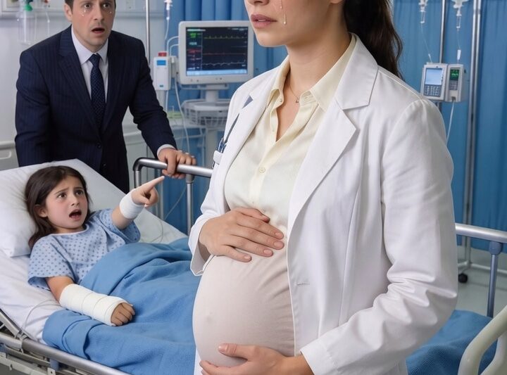 Llevó a su hija herida al hospital y quedó paralizado al ver que la doctora embarazada era la mujer que abandonó… pero las siguientes palabras de la niña destruyeron a toda su familia