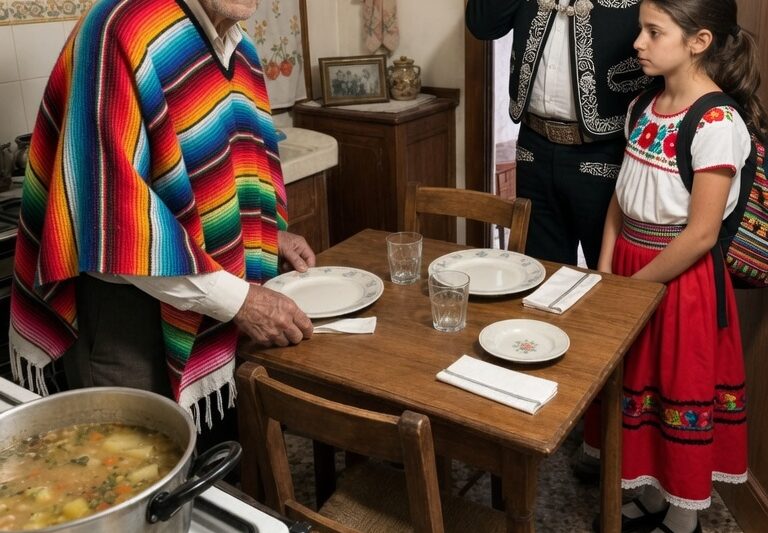 Cada Domingo, el Abuelo Servía Tres Platos Aunque Vivía Solo… Hasta Que Su Nieta Descubrió el Secreto Que Toda la Familia Había Ignorado