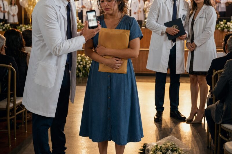 Trabajé de día y de noche para que mi esposo se graduara de médico; el día que recibió su bata blanca me entregó el divorcio, pero un compañero me detuvo en la salida y me reveló la mentira que él escondió durante seis años