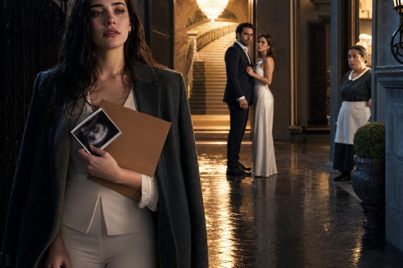 Mi esposo me empujó por las escaleras por su primer amor; perdí al bebé que él nunca supo que existía, desaparecí con otro nombre y, cuando quiso buscarme, ya era demasiado tarde para pedir perdón