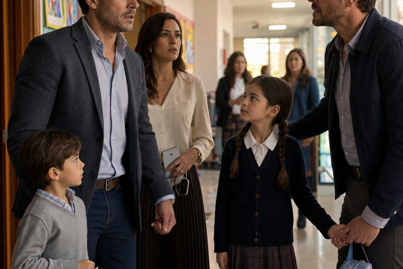 Me divorcié de la mujer que me dio una hija para casarme con mi amor de años; todos dijeron que por fin había elegido bien, hasta que en la primera reunión escolar de mi hijastro escuché un «papá» que me rompió la vida en dos