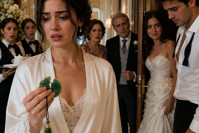 Le cedí mi boda a mi mejor amiga después de encontrarla con mi prometido; todos creyeron que era cobardía, pero cuando el amuleto de jade de mi abuela se partió en mi pecho, entendí que acababa de librarme de una desgracia que iba a devorarlos a ellos para siempre