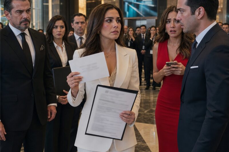 El CEO Mandó Que Me Humillaran Frente a Toda la Empresa, Me Pagó Un Millón de Pesos Para Callarme y Al Día Siguiente Descubrió Que La Empleada A La Que Pisoteó Era La Heredera Que Podía Hundir Su Imperio y Su Secretaria Solo Había Encendido La Mecha De Una Venganza Familiar