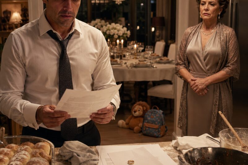 La hizo cenar en la cocina para impresionar a su jefe, sin saber que la mujer a la que llamó vergüenza era la única heredera capaz de cerrar el contrato que salvaría su carrera esa misma noche y destruiría en silencio la mentira de siete años ante toda su familia