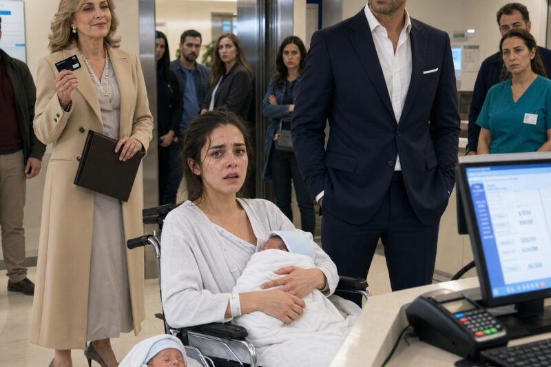 Mi marido me dejó sola frente a una factura de 18.700 euros después de dar a luz a mellizos; sonrió al decir que “los niños eran cosa mía”, sin imaginar que mi madre llevaba seis años esperando ese momento con una carpeta marrón