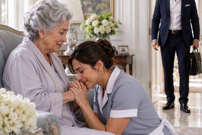 Creían que solo era la empleada… hasta que descubrieron que ella cuidó a su madre mientras todos esperaban la herencia