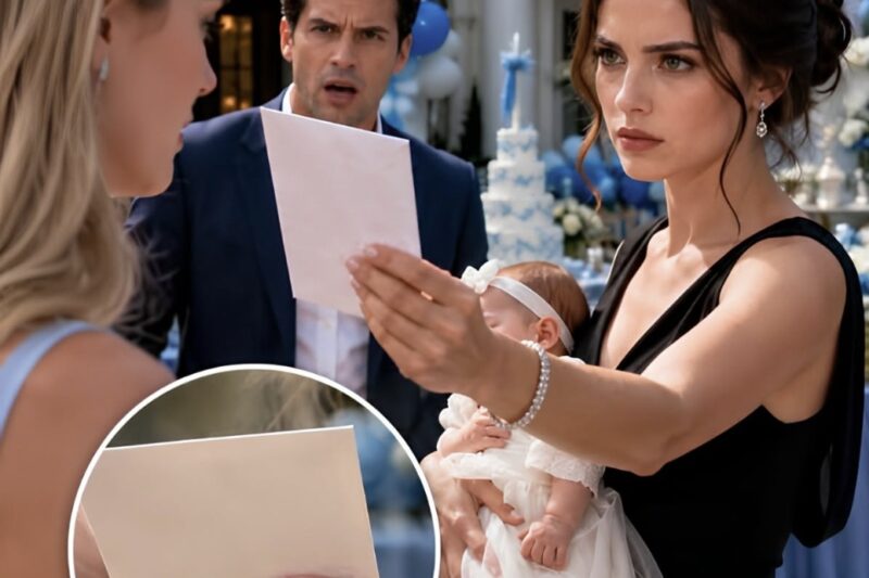 El Baby Shower de la Amante en Mi Mansión… y el Sobre Blanco que Destruyó a Toda su Familia