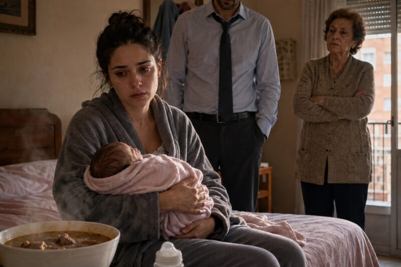 Mi madre abofeteó a mi esposa en plena cuarentena por rechazar un caldo de manitas; yo le pedí que aguantara, creyendo que era una pelea familiar… dos años después, al abrir la habitación cerrada, entendimos por qué mi hija jamás nos había llamado familia