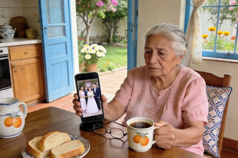 Mi nieta se casó y yo me enteré tres días después, por una foto en Facebook. La abrí para ver a la familia, como cada mañana.