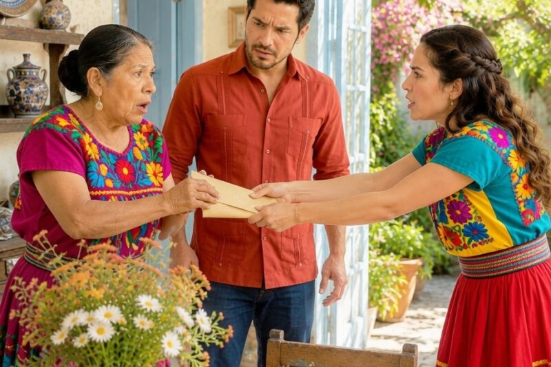 Mi suegra le quitó a mi esposo el tóper de comida que yo le había preparado con mis manos, para dárselo a su hijo consentido.